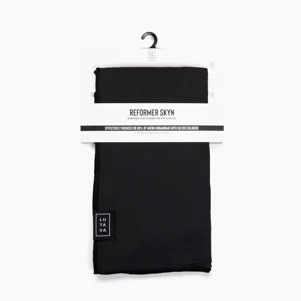 black cover for a pilates reformer